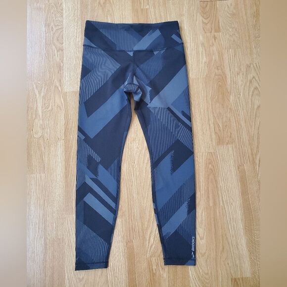 Brooks 'Formation' Crop Compression Running Tights Leggings - size Small - Picture 3 of 11